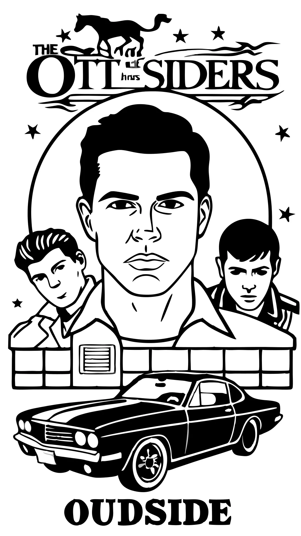 the outsiders coloring pages